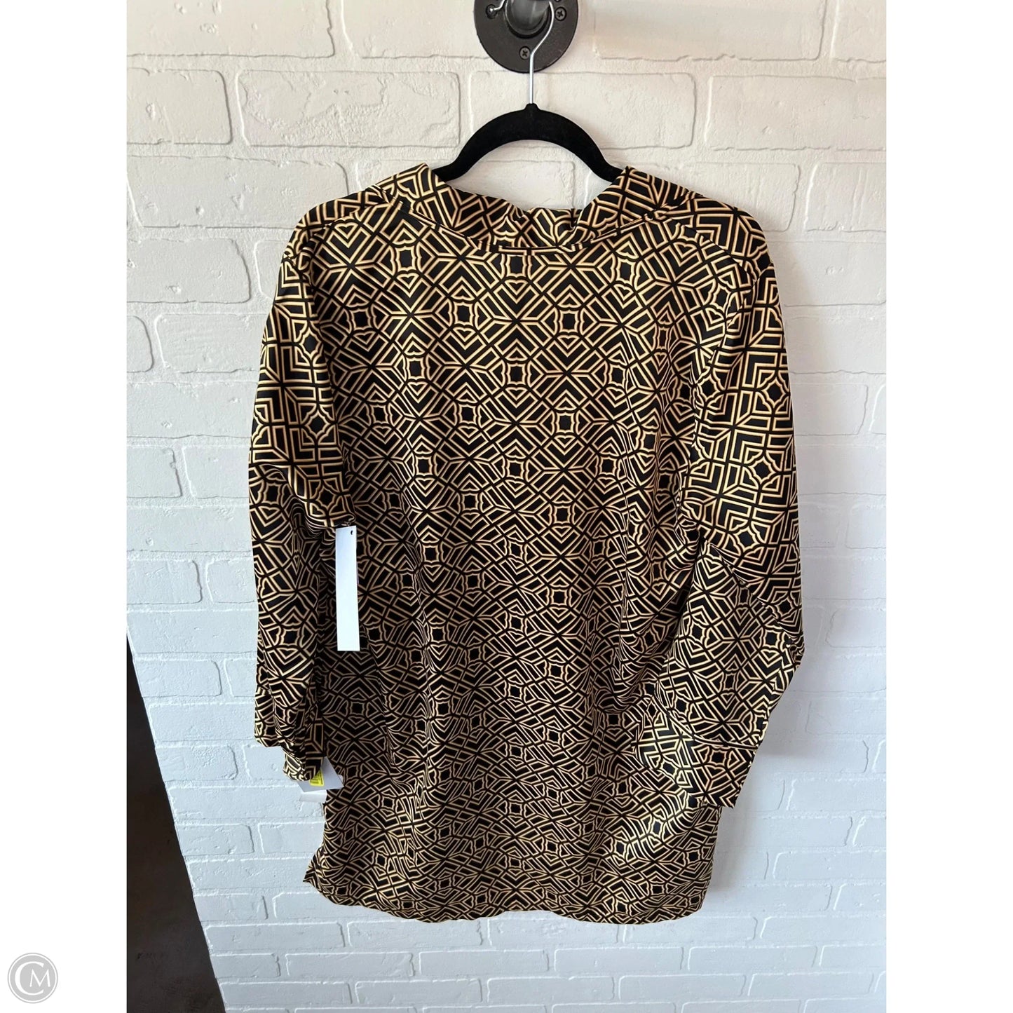 Nightshirt By Natori In Black & Gold, Size: L