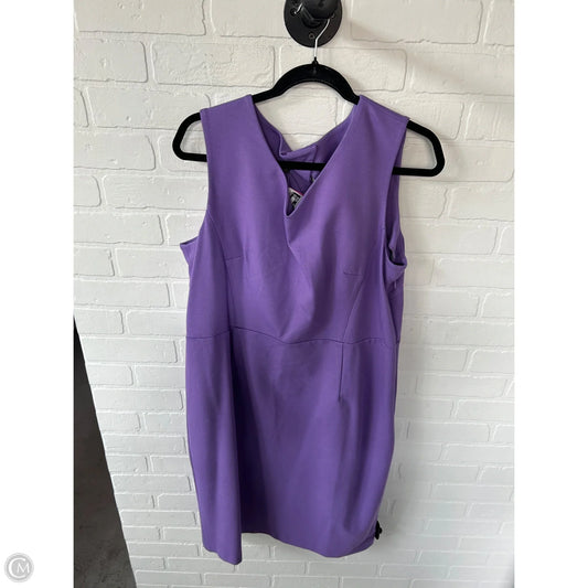 Dress Work By Talbots In Purple, Size: Xl