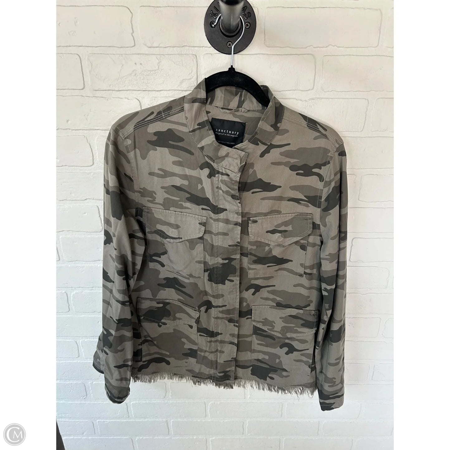 Jacket Shirt By Sanctuary In Green, Size: S