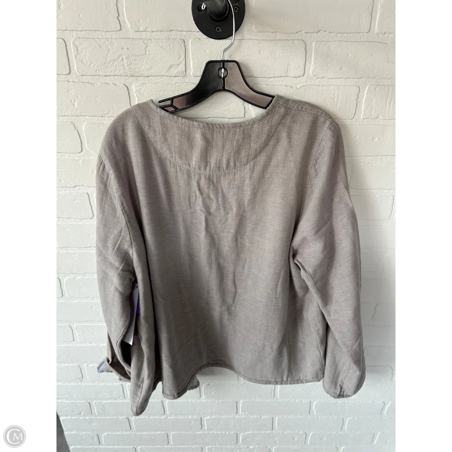 Jacket Other By Tahari By Arthur Levine In Grey, Size: Xl