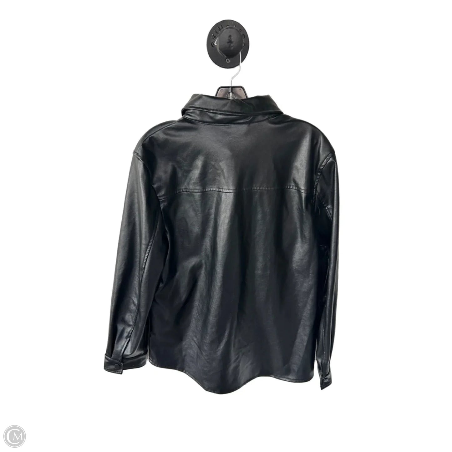 Jacket Shirt By Laundry In Black, Size: L