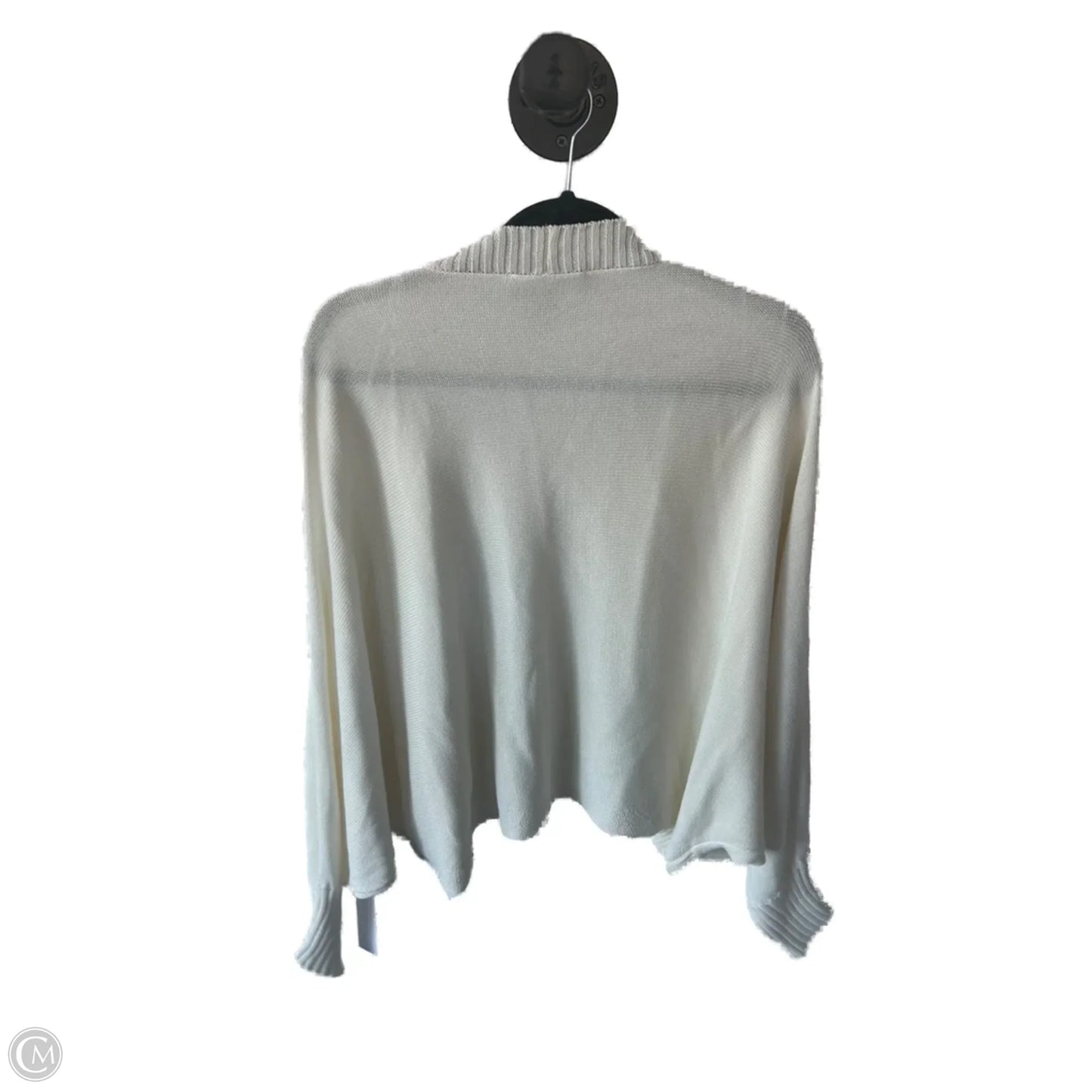 Sweater Cardigan By Dkny In Cream, Size: Xl