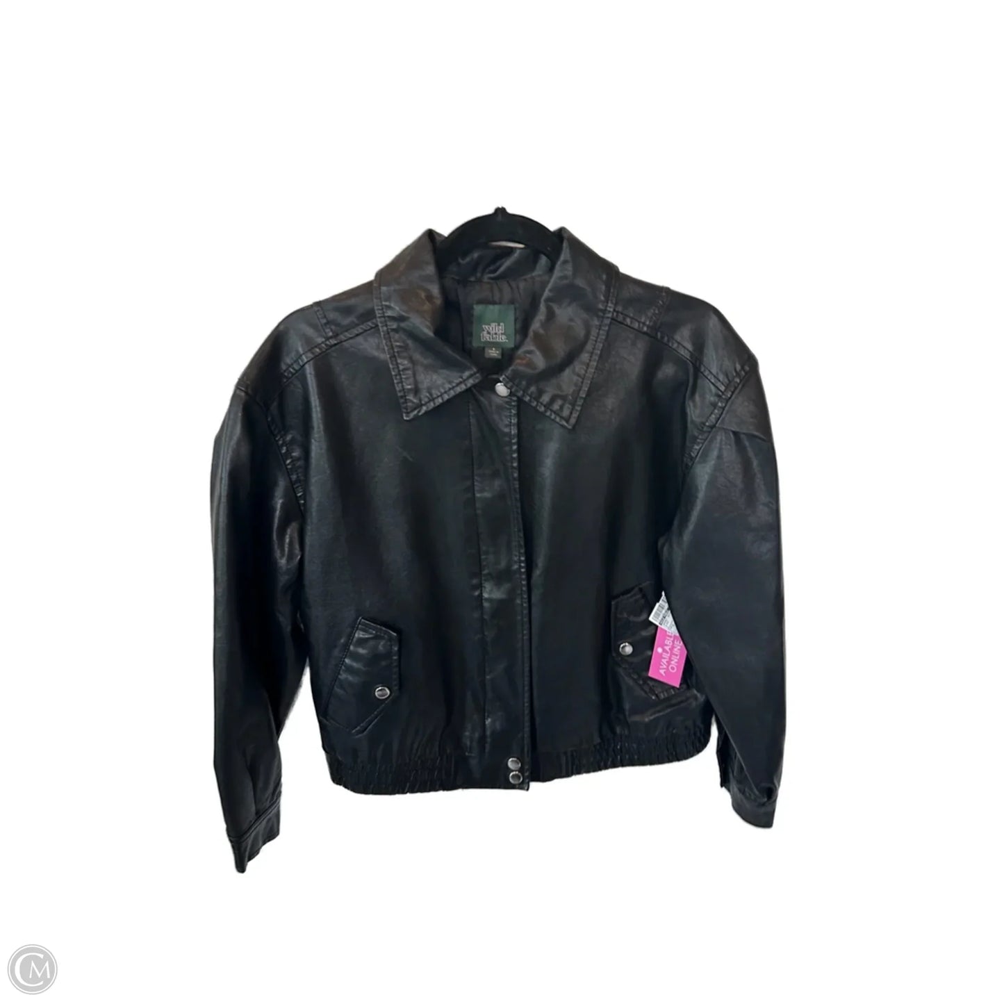 Jacket Moto By Wild Fable In Black, Size: S