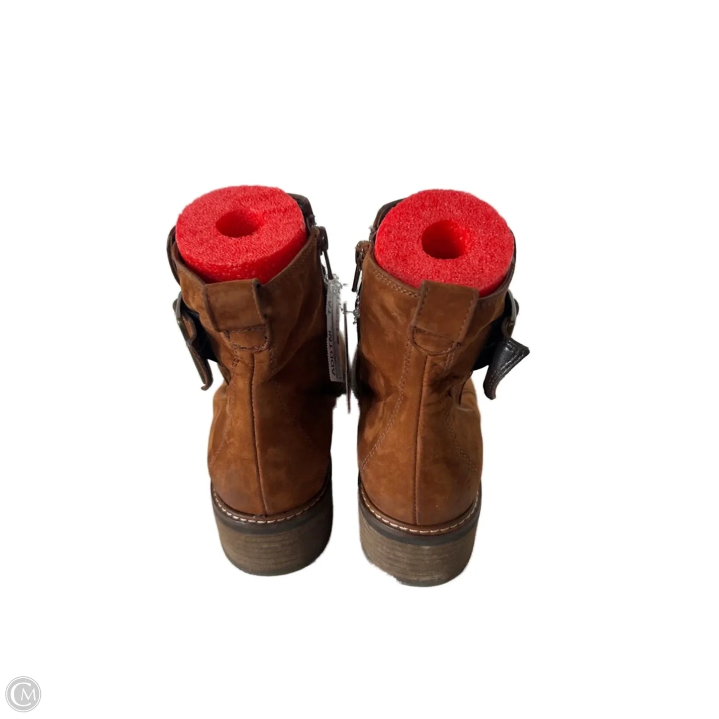 Boots Ankle Flats By Paul Green In Brown, Size: 7.5
