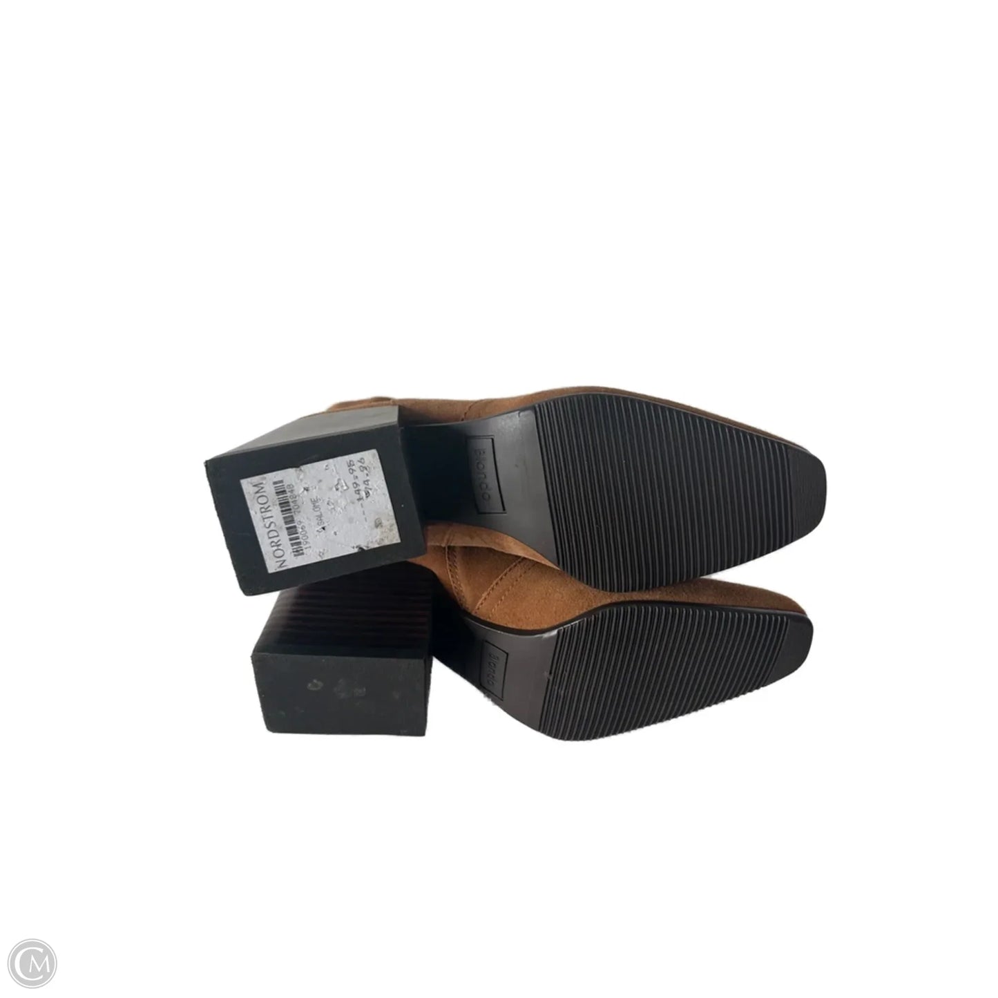 Boots Mid-calf Heels By Blondo In Brown, Size: 7