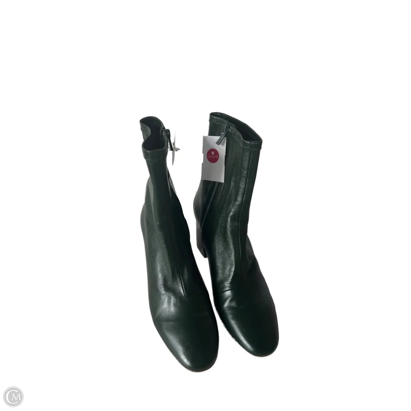 Boots Mid-calf Heels By Loeffler Randall In Green, Size: 7