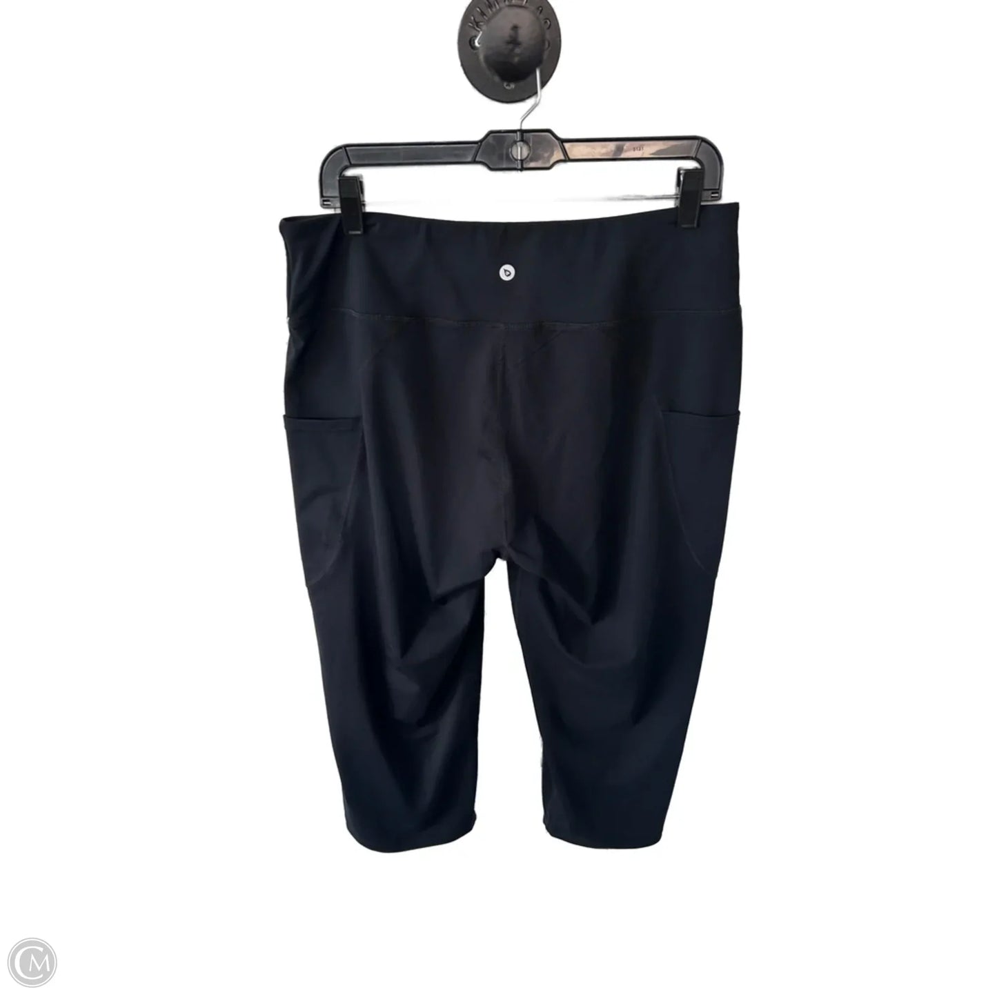 Athletic Capris By Clothes Mentor In Black, Size: 16
