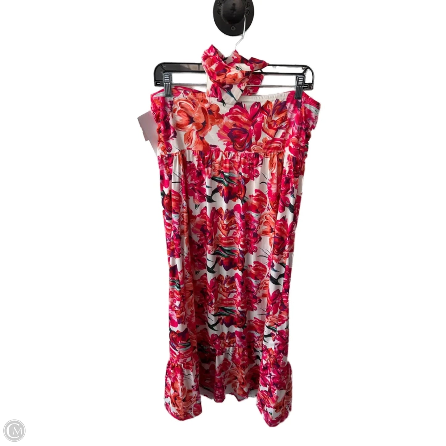 Dress Casual Midi By Grace Karin In Orange & Pink, Size: M