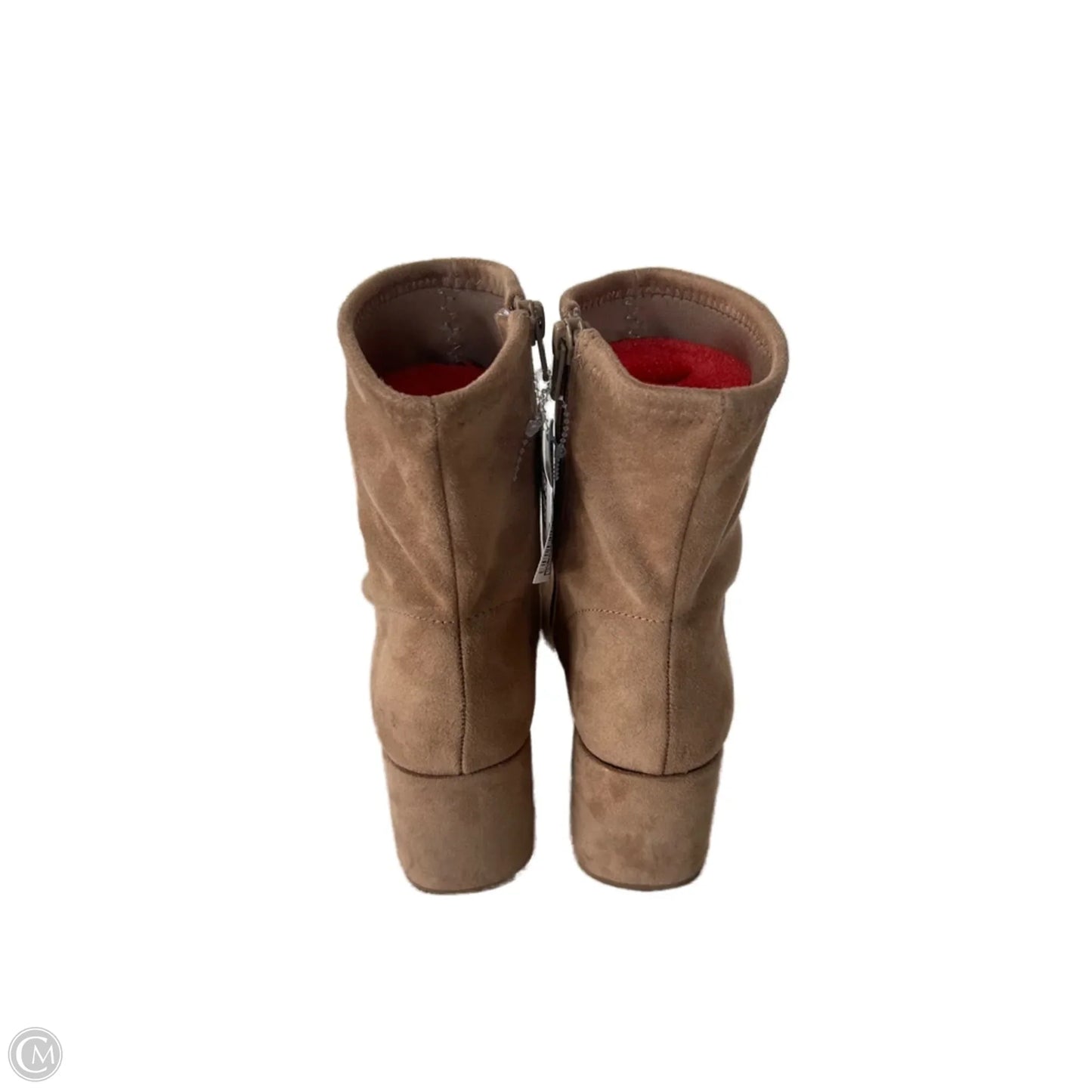 Boots Mid-calf Heels By A New Day In Tan, Size: 6.5