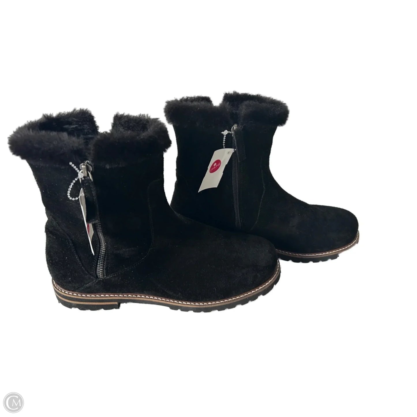Boots Mid-calf Flats By Cmb In Black, Size: 10