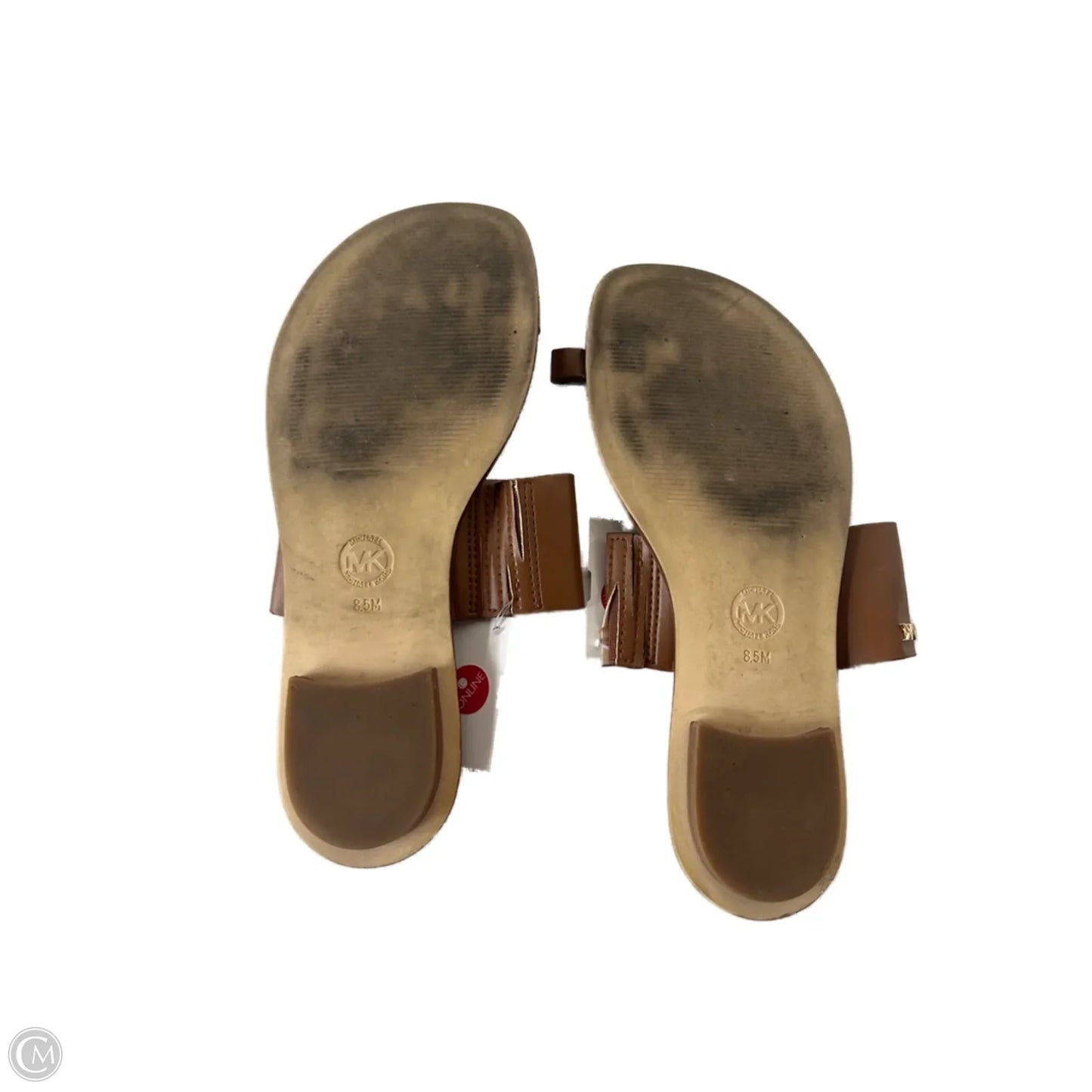 Sandals Flats By Michael By Michael Kors In Brown, Size: 8.5