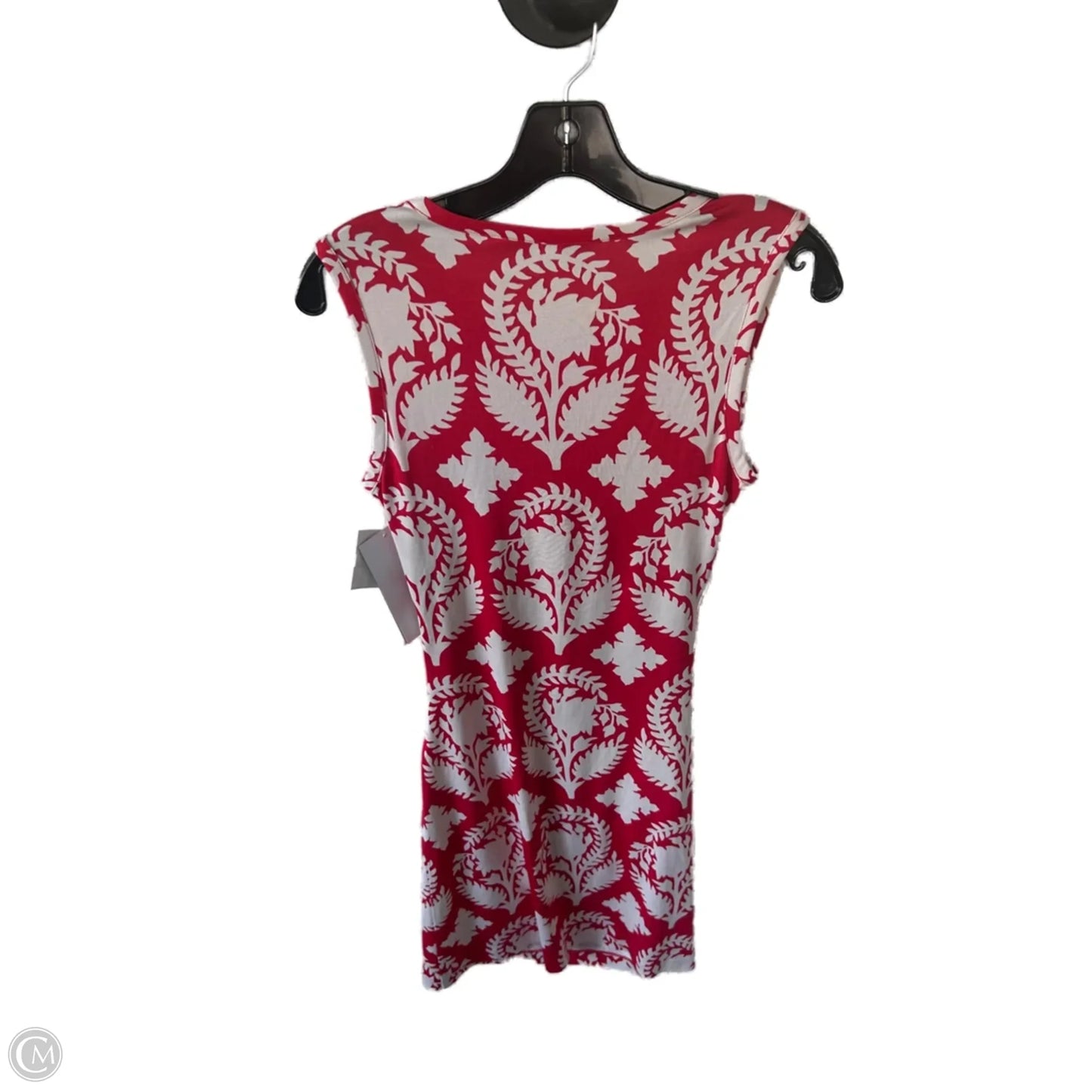 Dress Designer By Diane Von Furstenberg In Cream & Red, Size: Xs