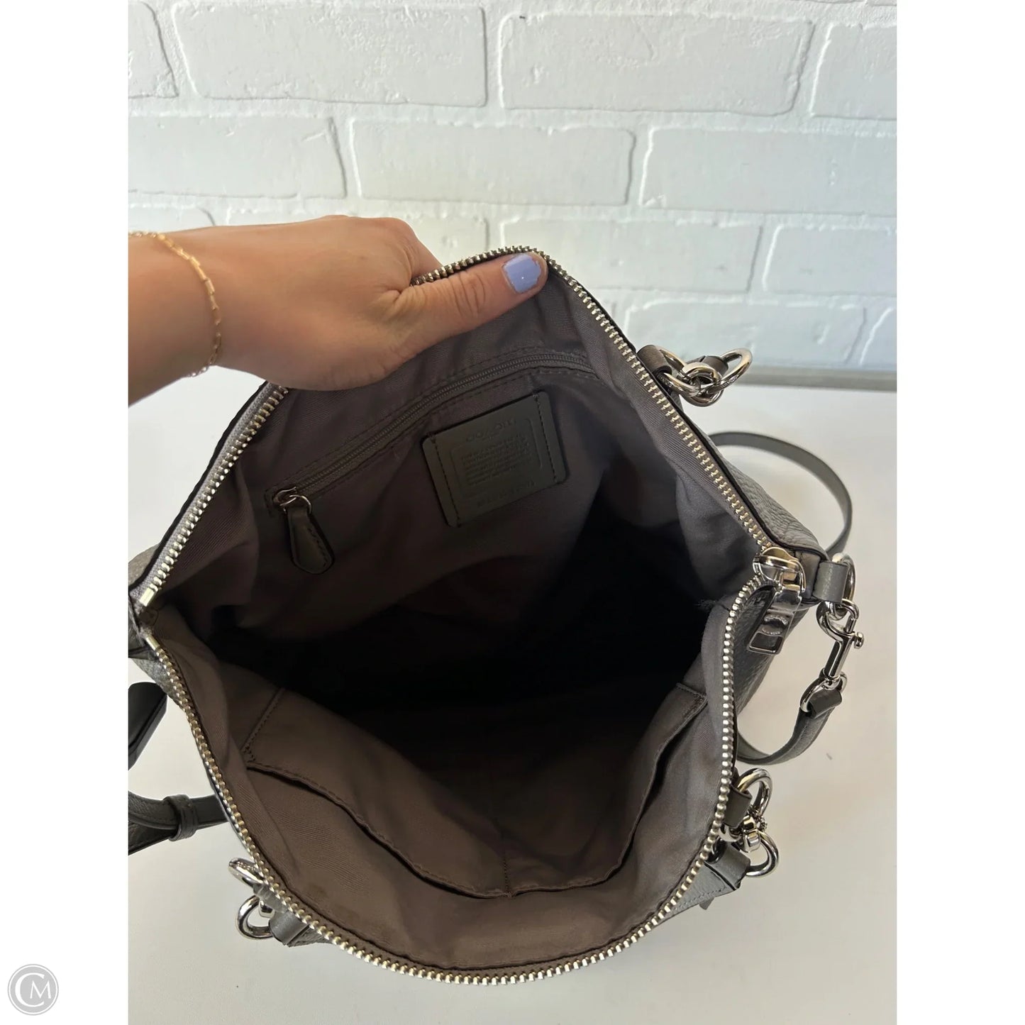 Handbag Designer By Coach, Size: Small