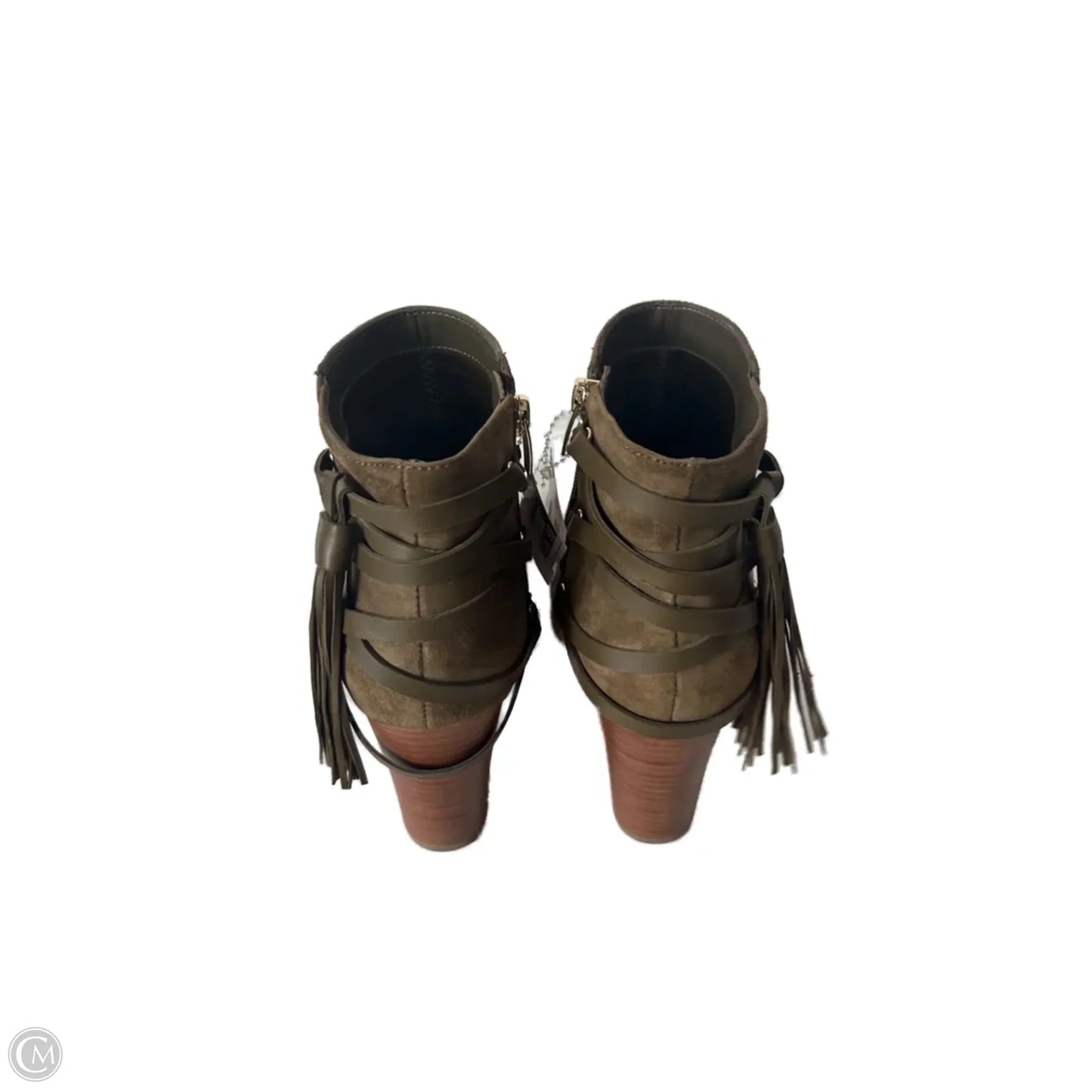 Boots Ankle Heels By Marc Fisher In Green, Size: 9