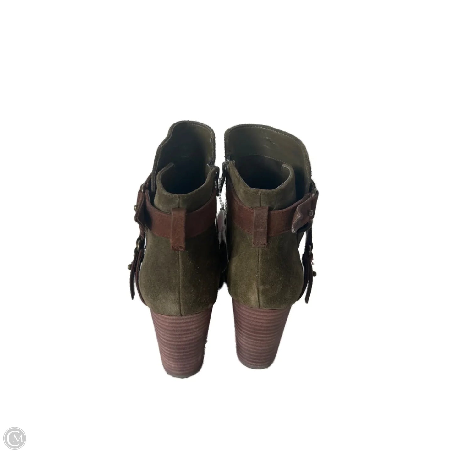 Boots Ankle Heels By Gianni Bini In Green, Size: 9