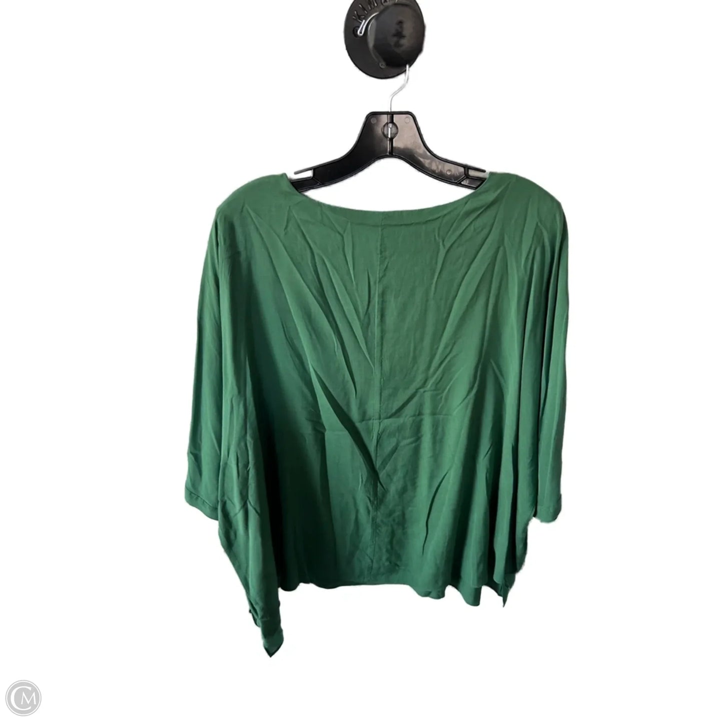 Top Short Sleeve By Soft Surroundings In Green, Size: 2x