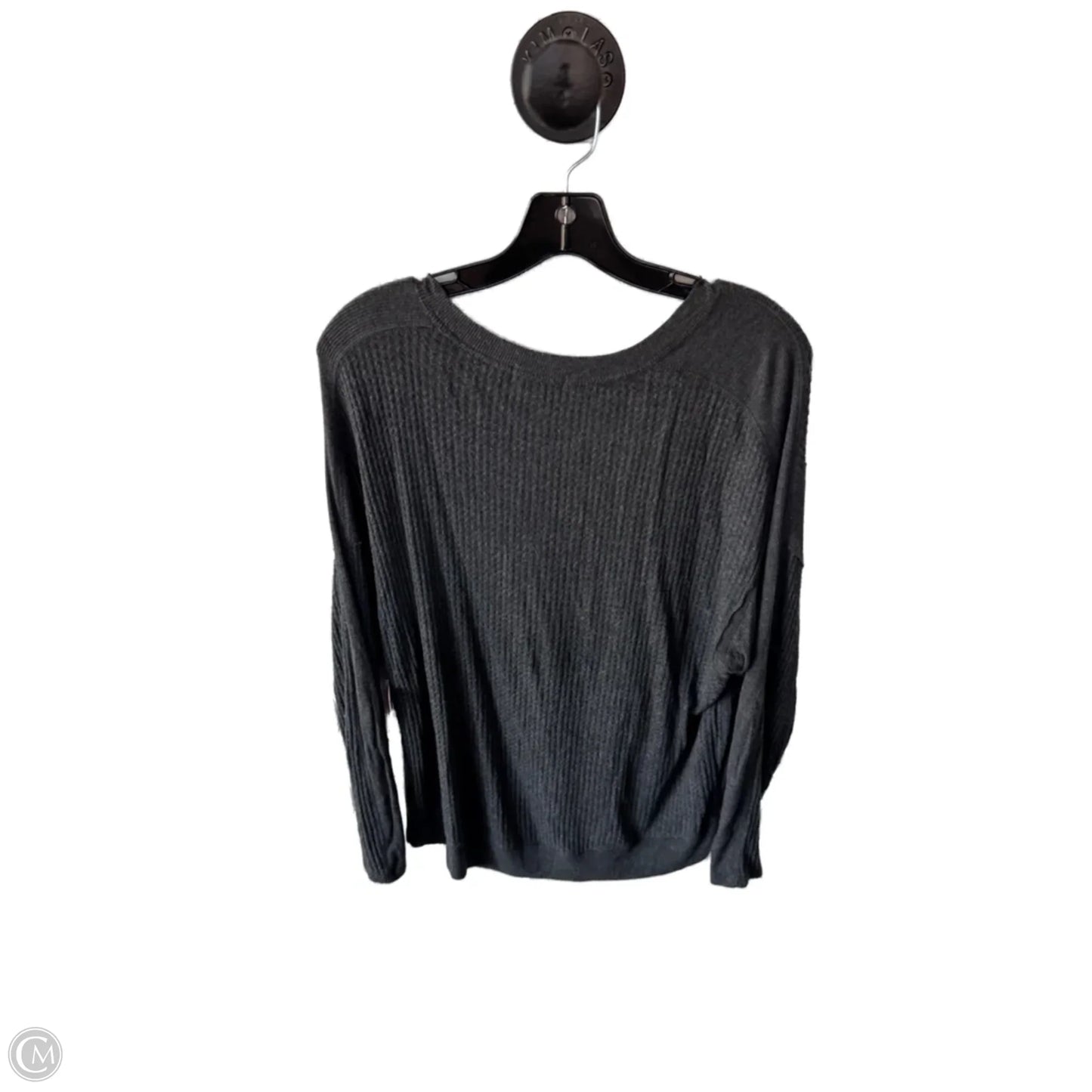 Top Long Sleeve By Democracy In Grey, Size: M