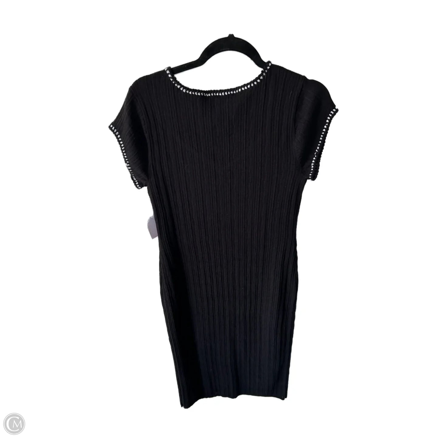 Dress Casual Midi By White House Black Market In Black, Size: M