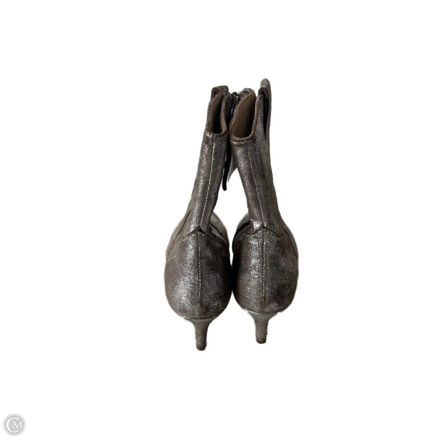 Boots Ankle Heels By Seychelles In Silver, Size: 7
