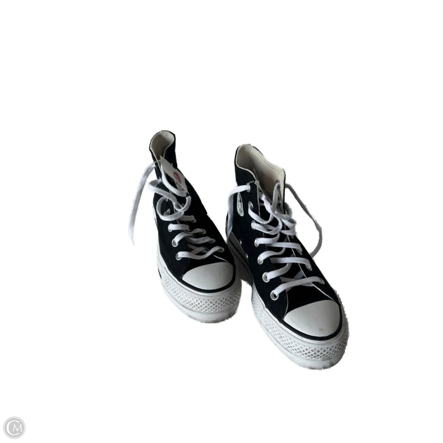 Shoes Sneakers Platform By Converse In Black & White, Size: 6.5