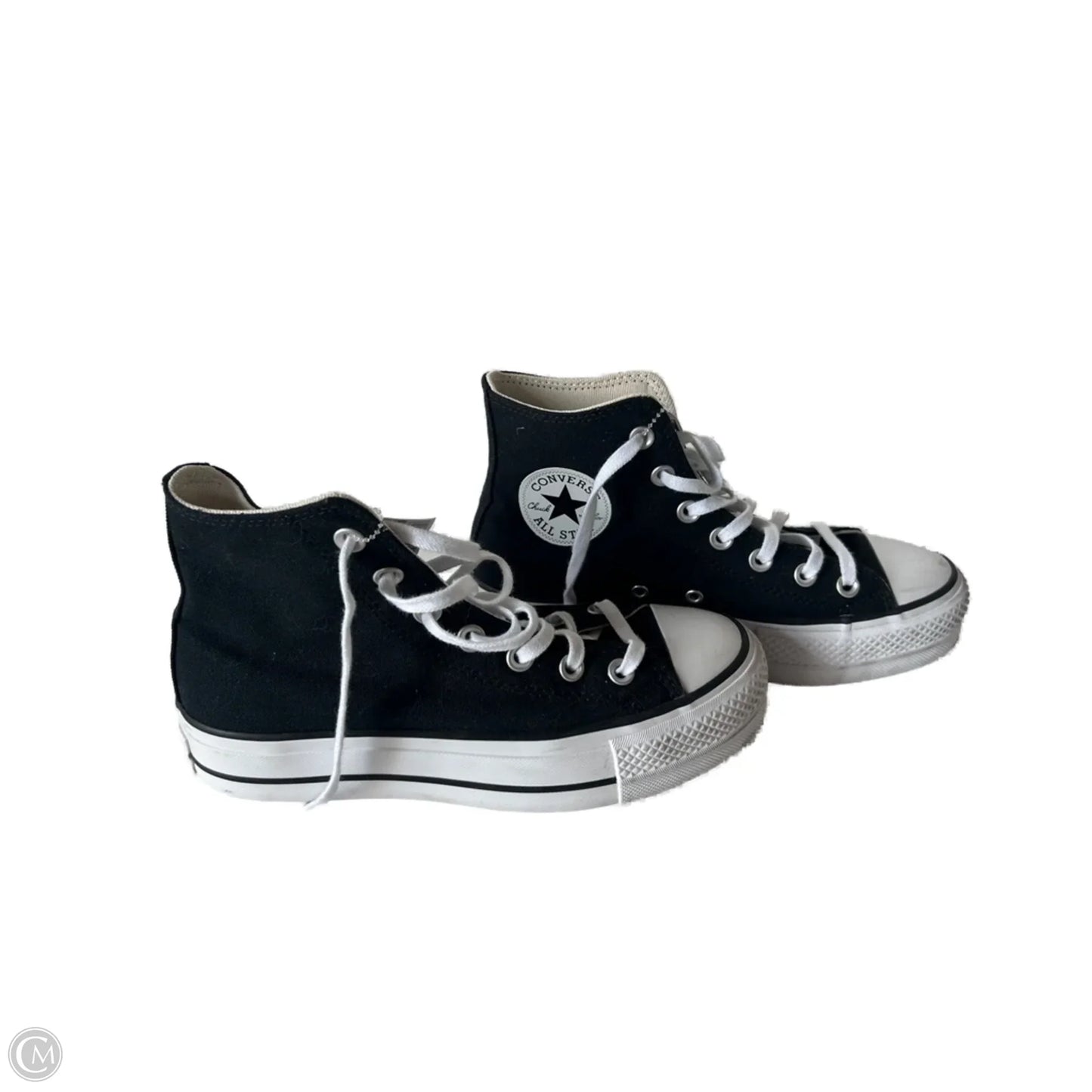 Shoes Sneakers Platform By Converse In Black & White, Size: 6.5