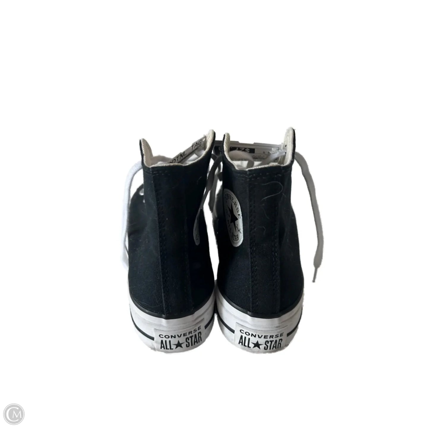 Shoes Sneakers Platform By Converse In Black & White, Size: 6.5