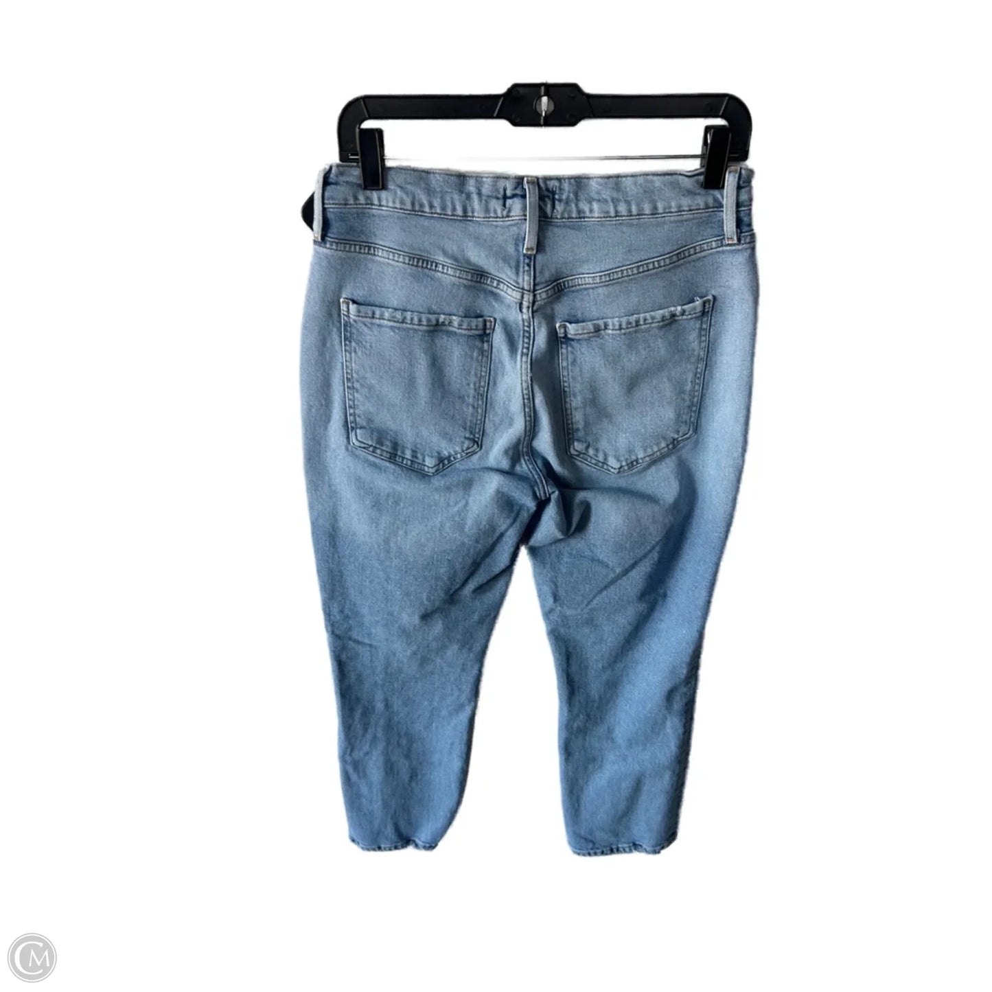 Jeans Cropped By Agolde In Blue Denim, Size: 8