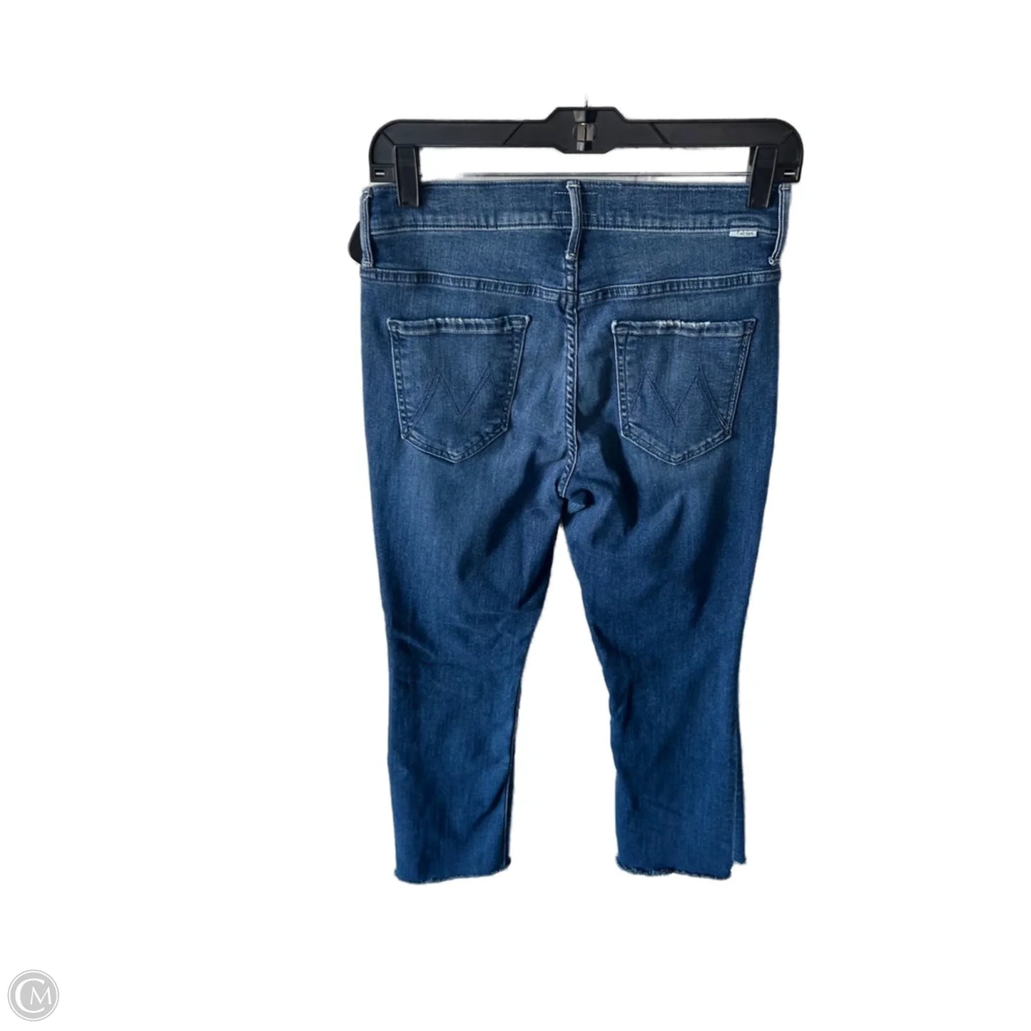Jeans Cropped By Mother In Blue Denim, Size: 6