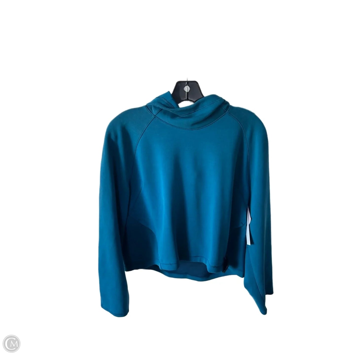 Athletic Sweatshirt Hoodie By Lululemon In Blue, Size: M