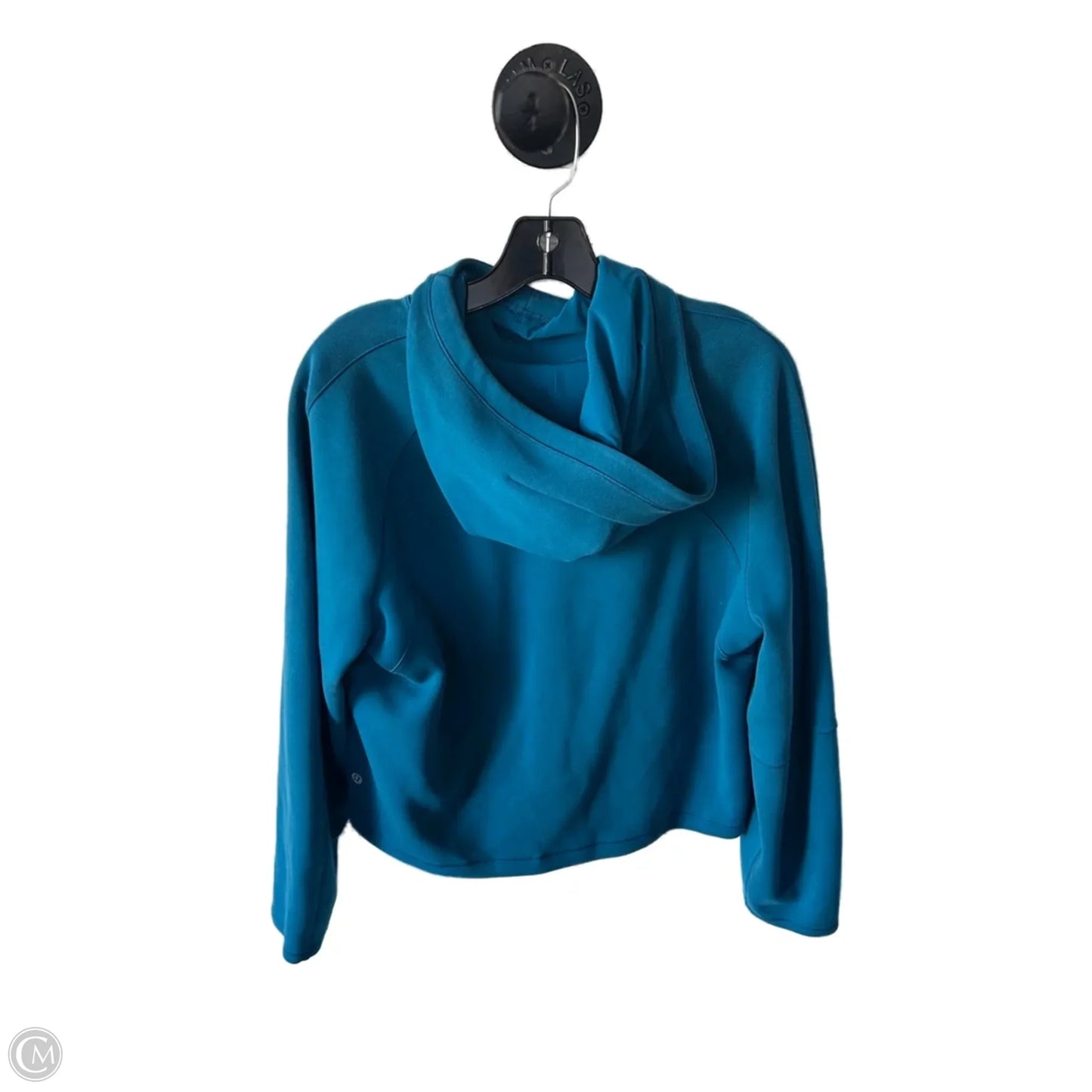 Athletic Sweatshirt Hoodie By Lululemon In Blue, Size: M