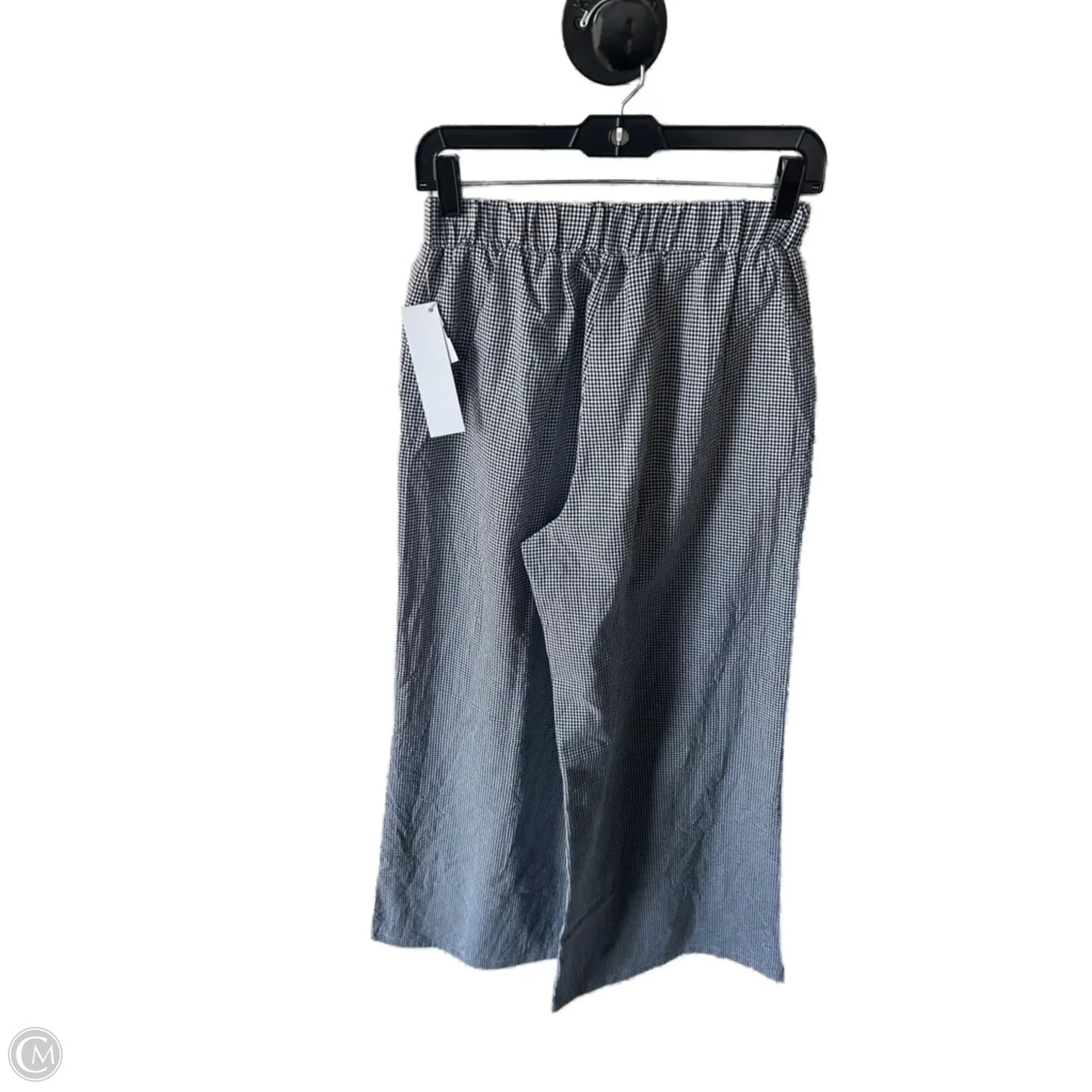 Pants Wide Leg By Elan In Black & White, Size: 8