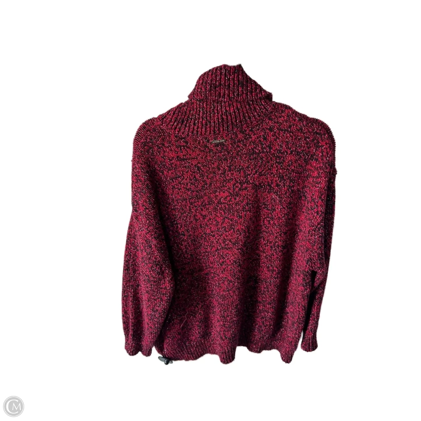 Sweater By Michael By Michael Kors In Black & Red, Size: L