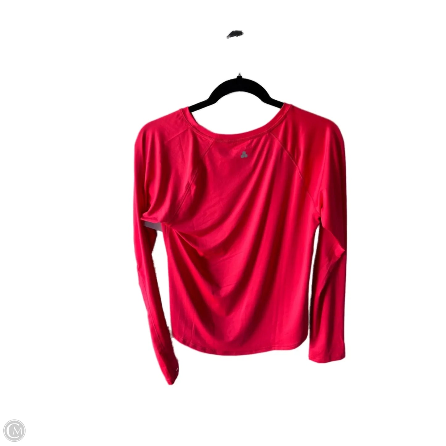 Athletic Top Long Sleeve Crewneck By Tek Gear In Orange, Size: S