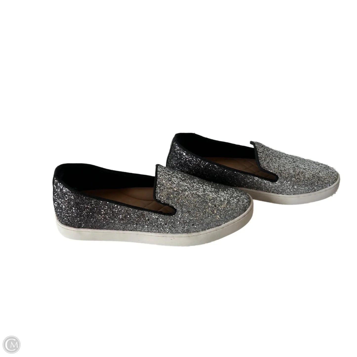 Shoes Sneakers By Birdies In Black & Silver, Size: 7