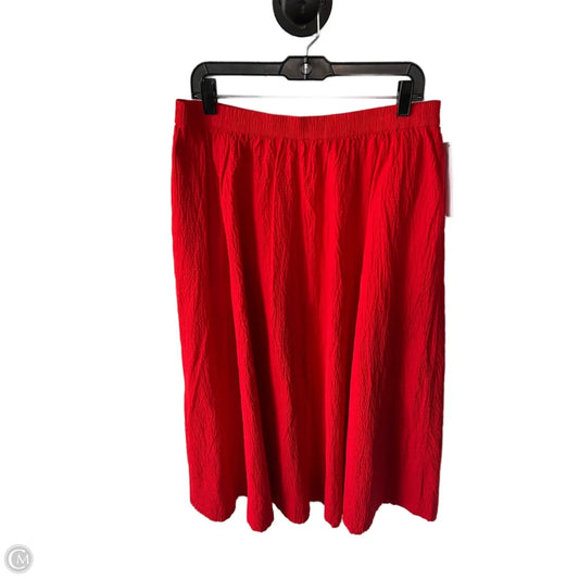 Skirt Maxi By A New Day In Red, Size: 12