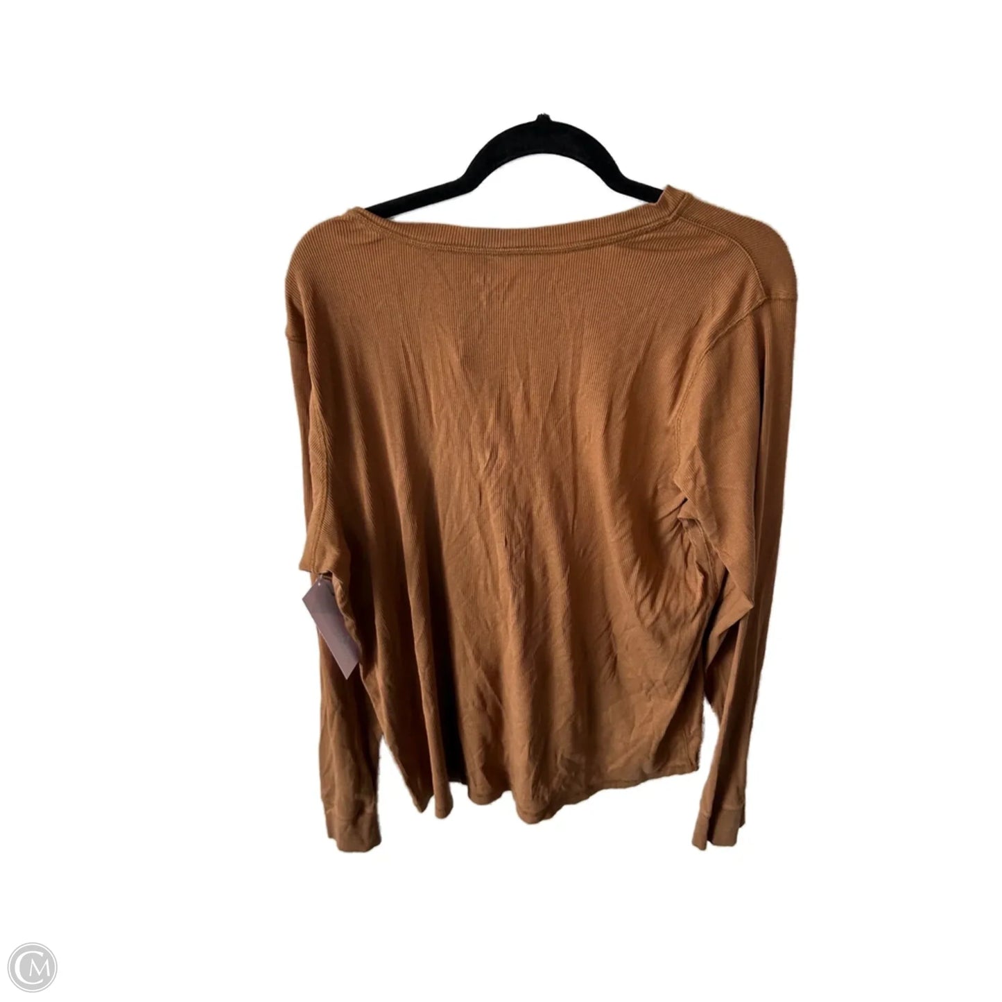 Top Long Sleeve By Carhartt In Brown, Size: 2x