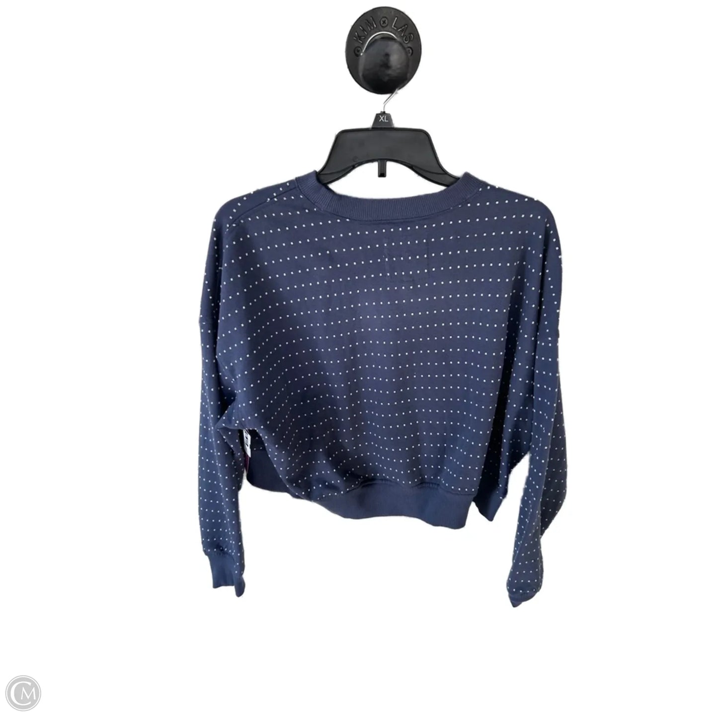 Sweatshirt Crewneck By Aerie In Blue & White, Size: Xxs