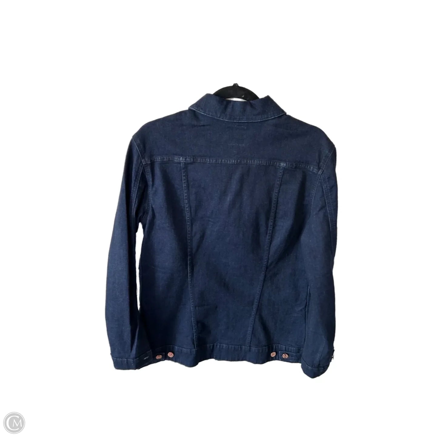 Jacket Denim By Lularoe In Blue Denim, Size: L