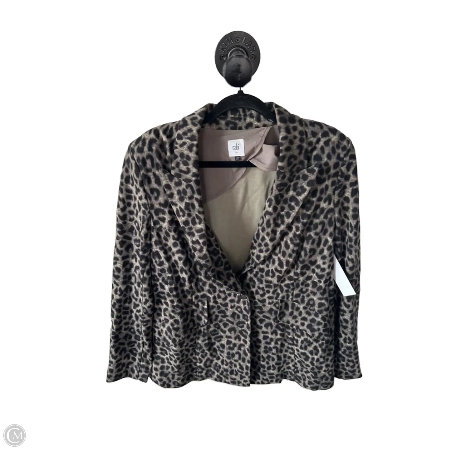 Blazer By Cabi In Black & Grey, Size: M