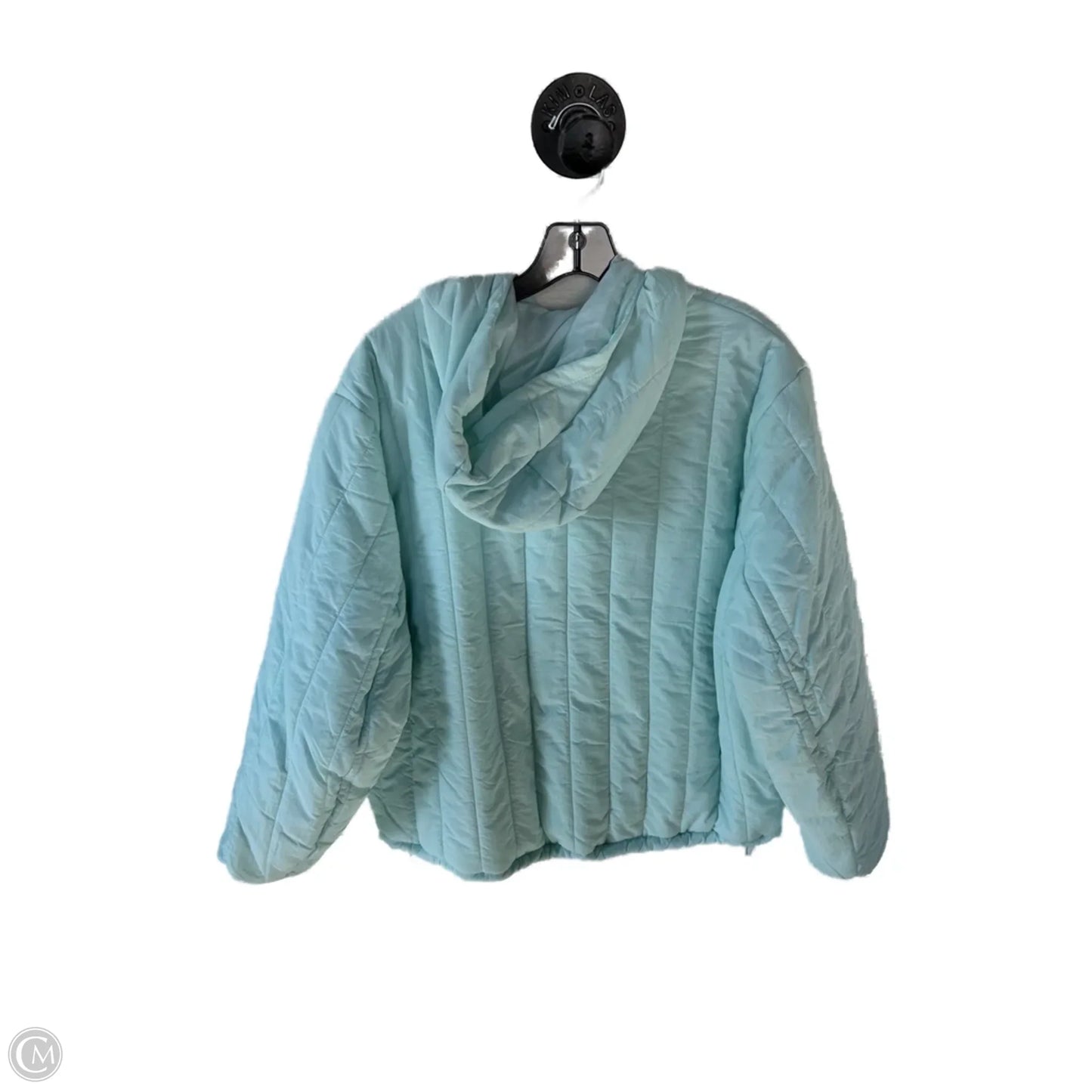 Jacket Puffer & Quilted By A New Day In Blue, Size: L