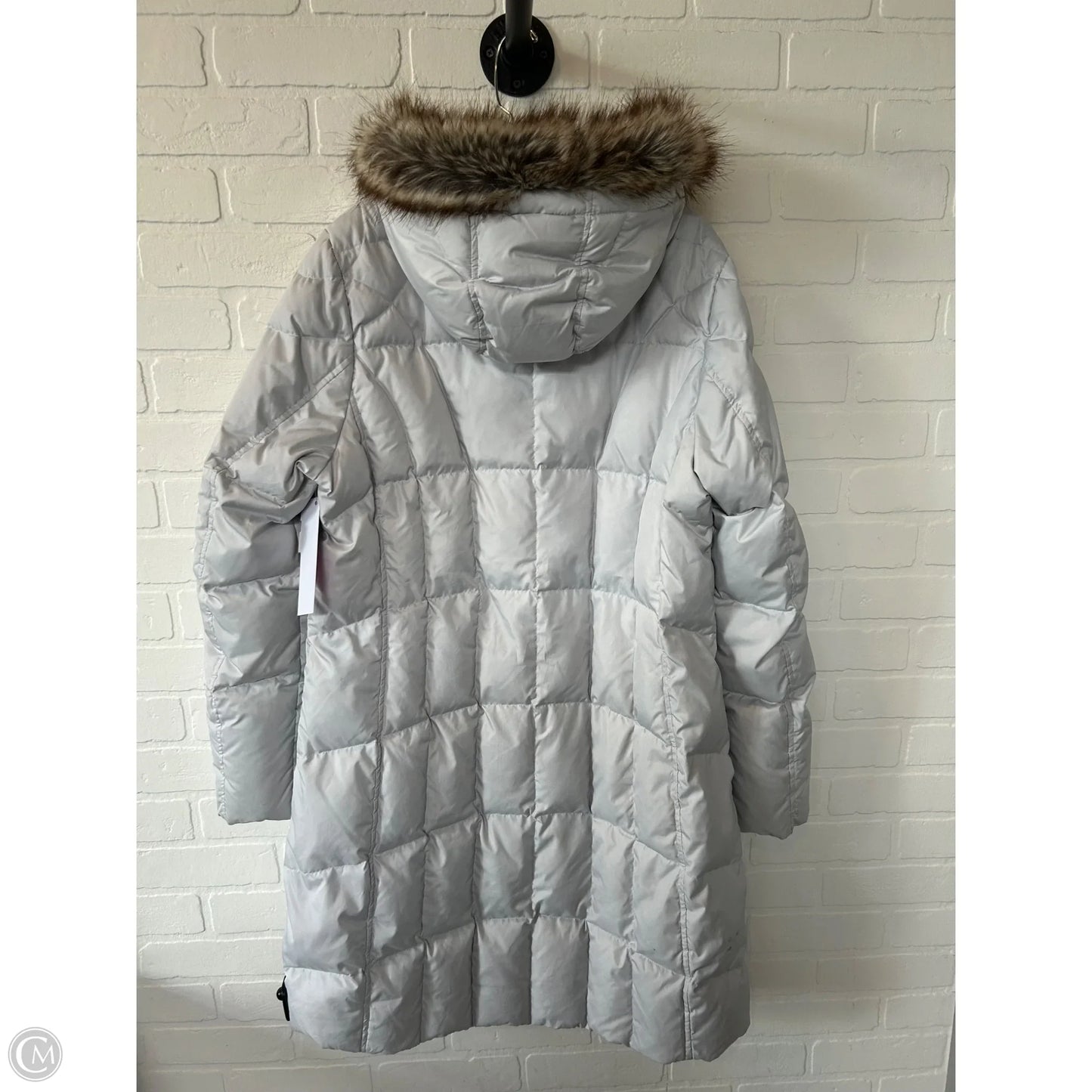 Coat Puffer & Quilted By Eddie Bauer In Grey, Size: Xl