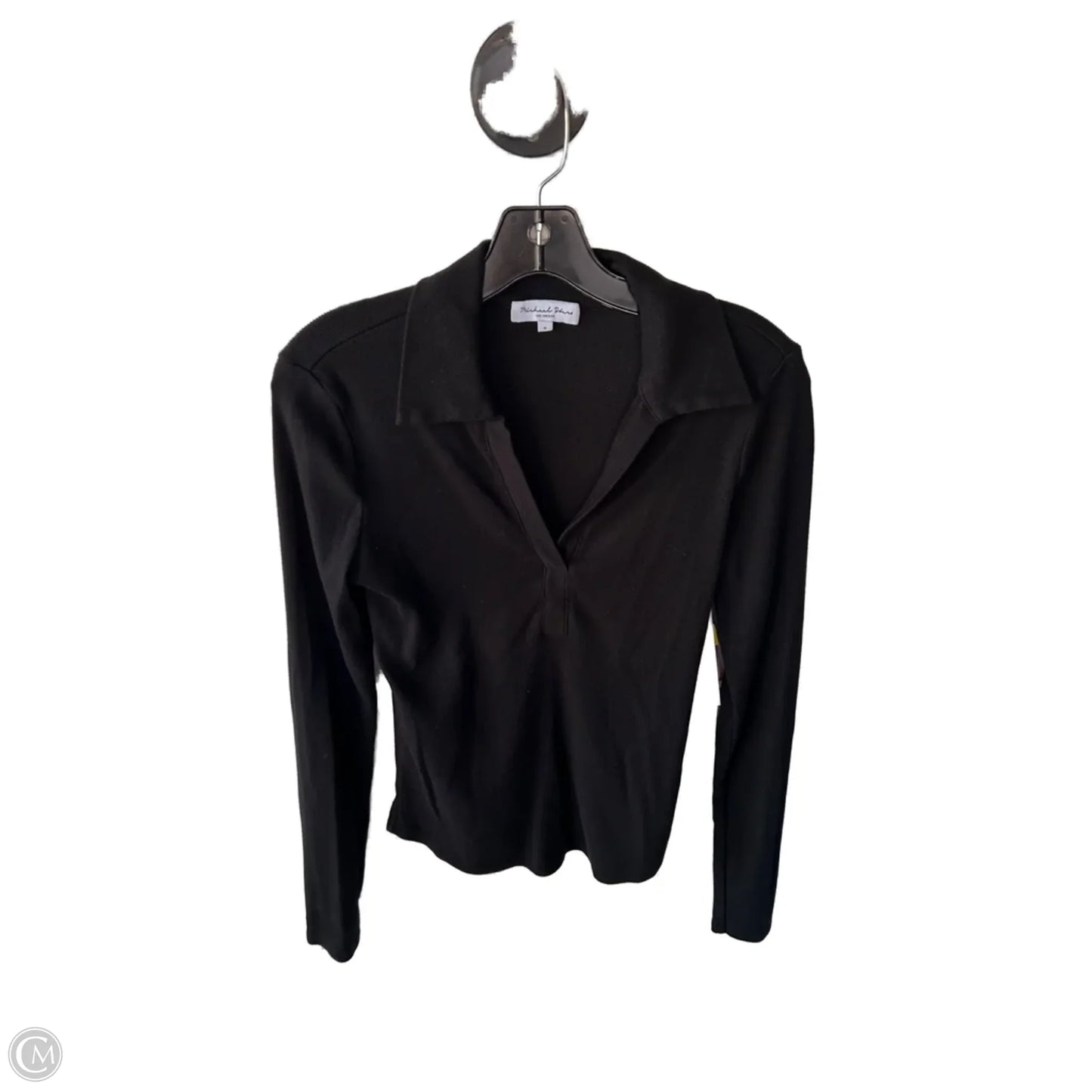 Top Long Sleeve By Michael Stars In Black, Size: S