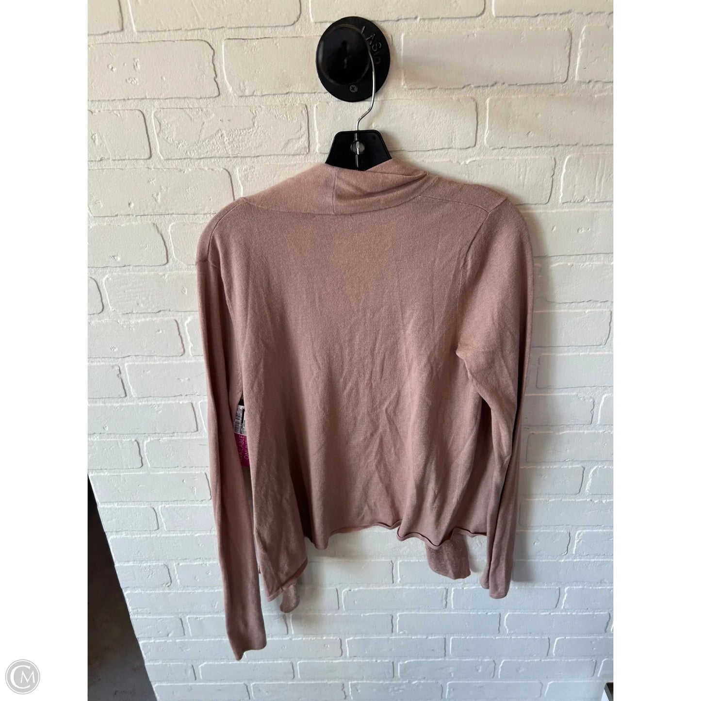 Sweater Cardigan By Garnet Hill In Pink, Size: M