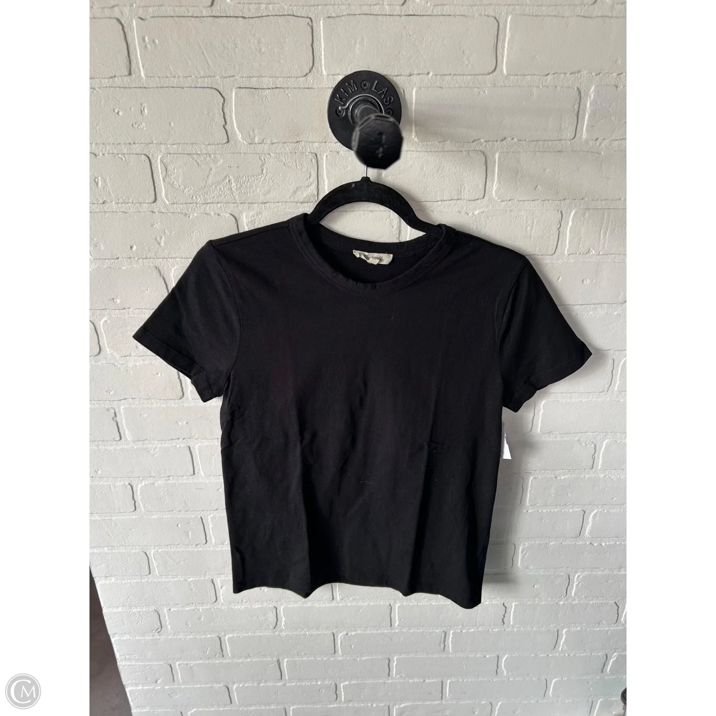 Top Short Sleeve Basic By Madewell In Black, Size: Xs