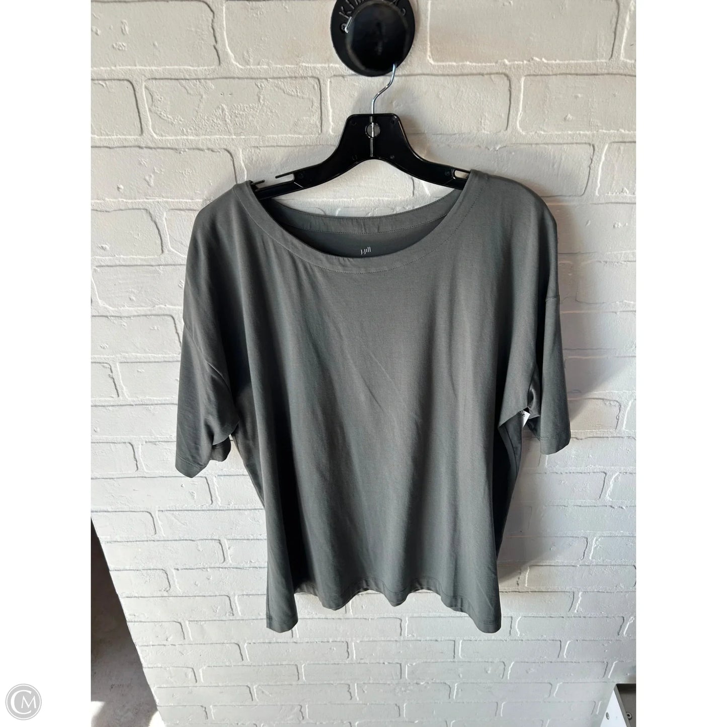 Top Short Sleeve Basic By J. Jill In Green, Size: L