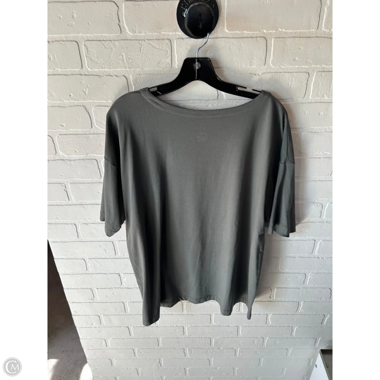 Top Short Sleeve Basic By J. Jill In Green, Size: L