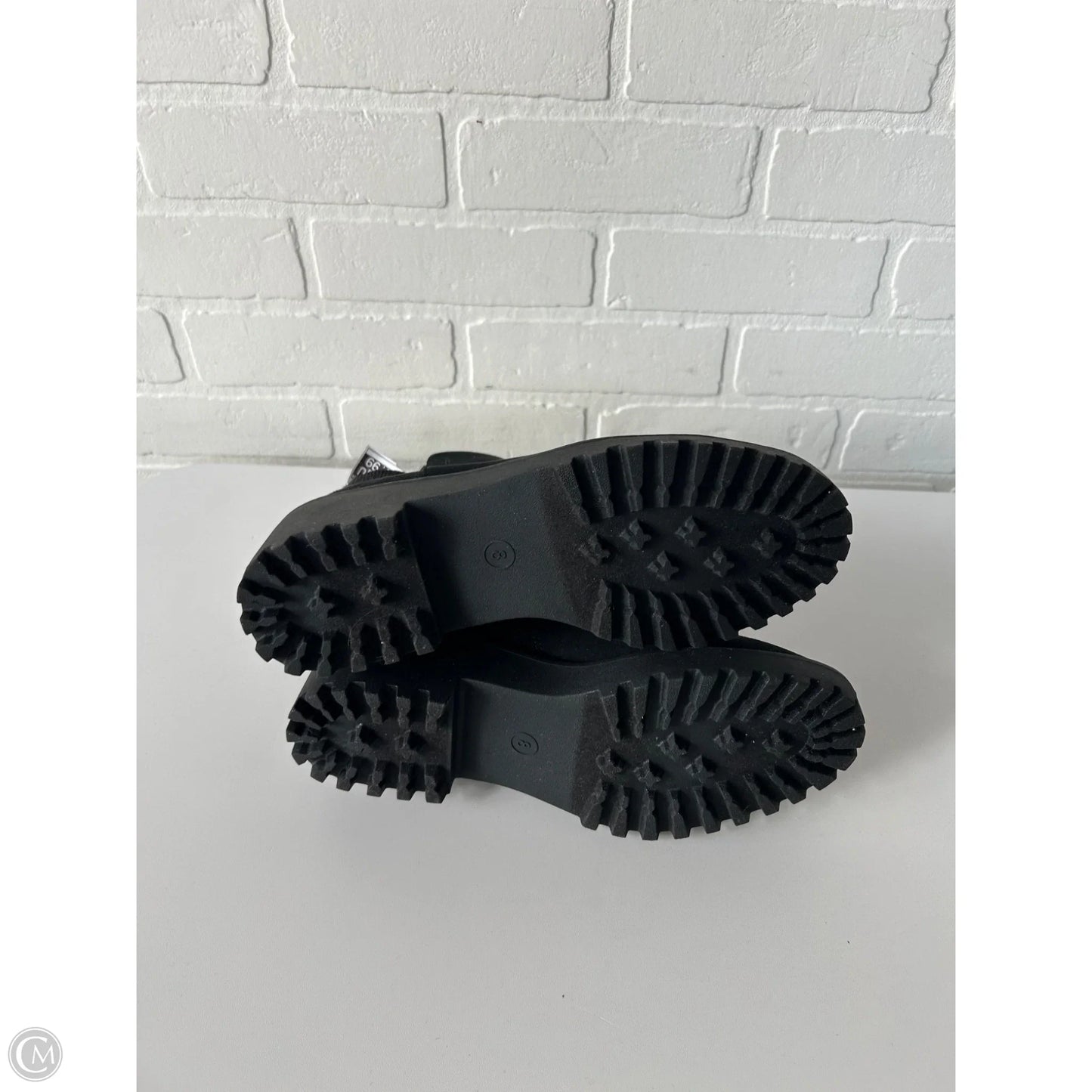 Boots Ankle Heels By Universal Thread In Black, Size: 8