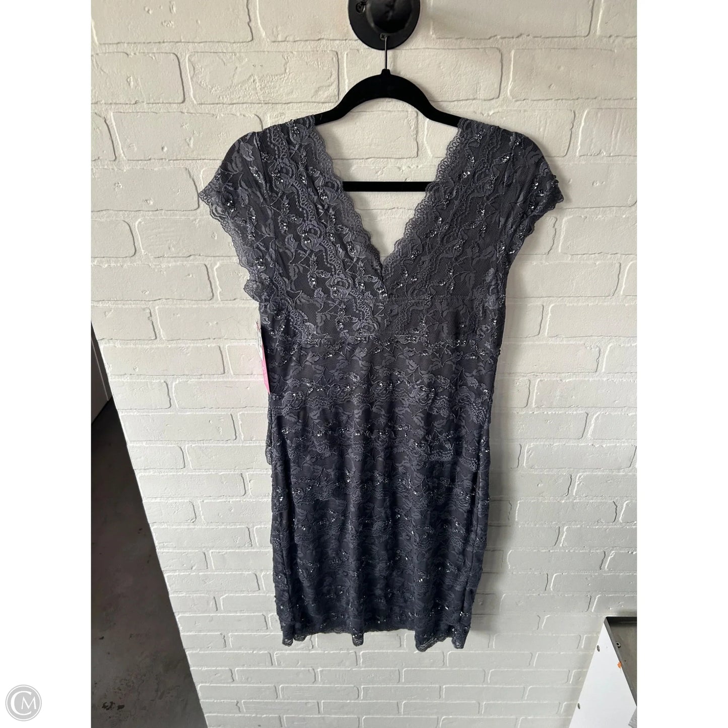 Dress Party Midi By Marina In Grey, Size: L