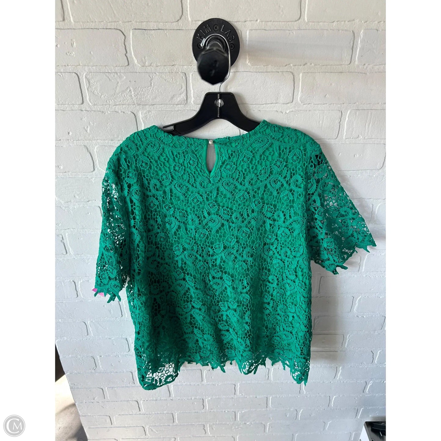 Top Short Sleeve By Philosophy In Green, Size: Xl
