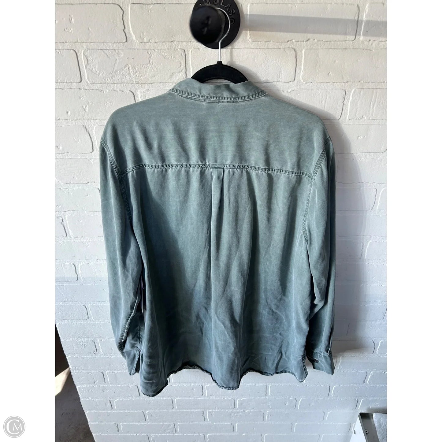 Top Long Sleeve By Old Navy In Green, Size: Xxl